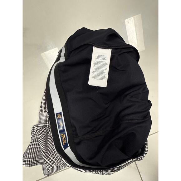 Ralph Lauren Polo Golf Black White Houndstooth Skort Sz M At Leisure Tennis Golf - Picture 9 of 14